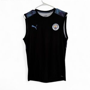 Manchester City 2019 Training Football Shirt Tank Puma Soccer Jersey Size M